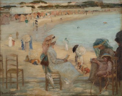 En la playa (Royan) de Rupert Bunny